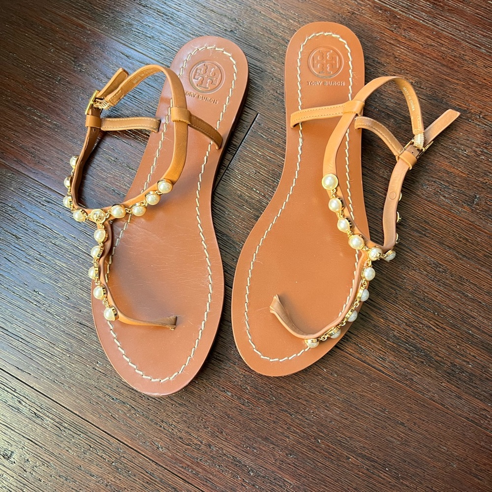 Tory Burch Emmy pearl sandals
